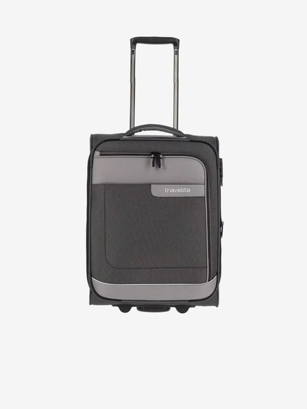 Travelite Сив пътнически куфар Travelite Viia 2w S