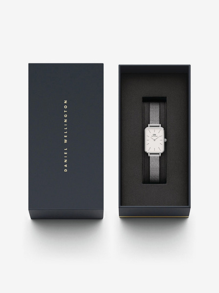 Daniel Wellington Дамски часовник Daniel Wellington Quadro в сребристо