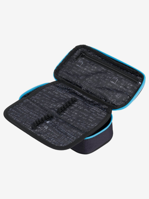 BAAGL  Черен училищен моливник скейт bluelight Baagl