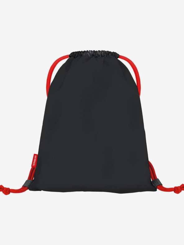 BAAGL  Черна ученическа чанта teribear black Baagl