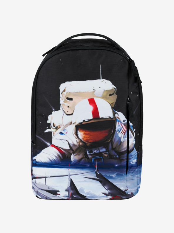BAAGL  Черна раница Baagl eARTh - Cosmonaut by Caer8th