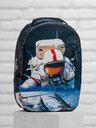 BAAGL  Черна раница Baagl eARTh - Cosmonaut by Caer8th