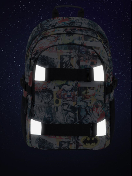BAAGL  Черна ученическа раница Baagl Skate Batman Comics