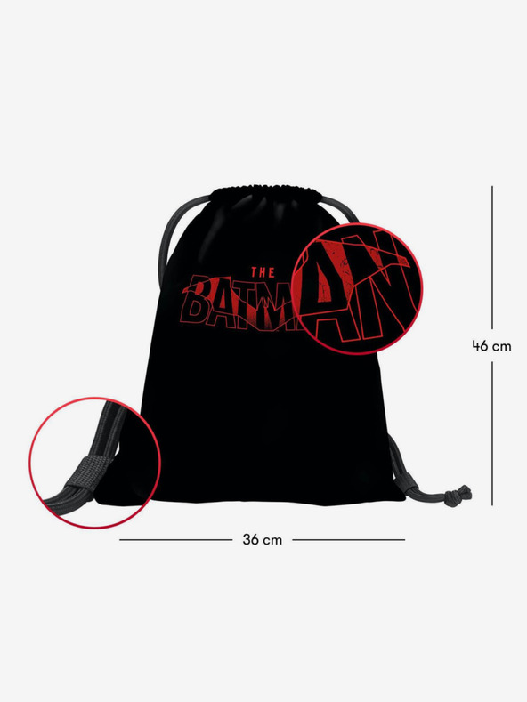 BAAGL  Черна чанта Baagl Batman Red