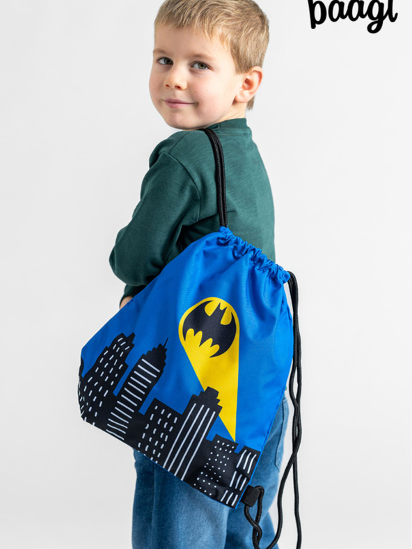 BAAGL  Синя предучилищна чанта Baagl Batman