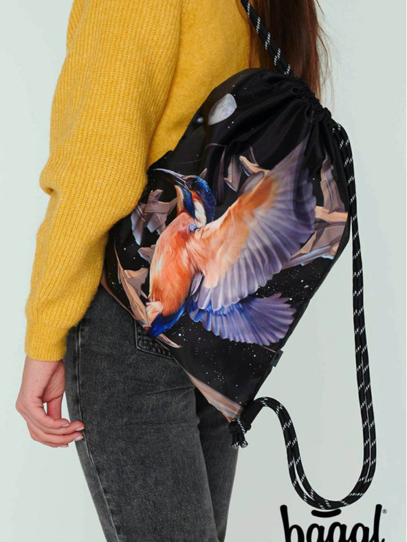 BAAGL  Черна чанта Baagl eARTh - Kingfisher от Caer8th