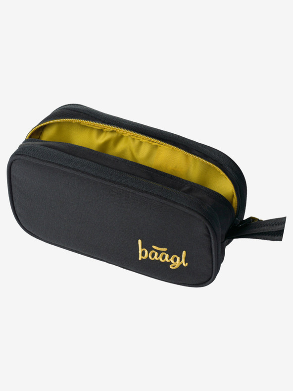 BAAGL  Черен ученически моливник Baagl Big Black