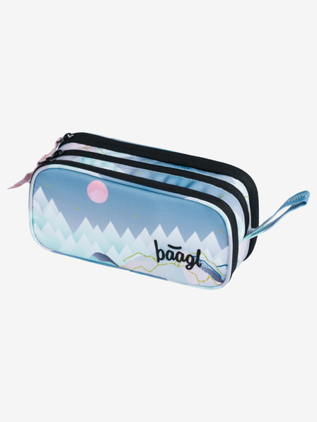 BAAGL  Сив ученически моливник Baagl Moon