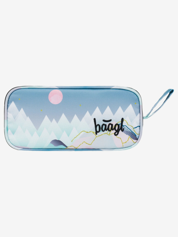 BAAGL  Сив ученически моливник Baagl Moon