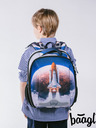 BAAGL  Синя ученическа чанта Baagl Shelly Space Shuttle