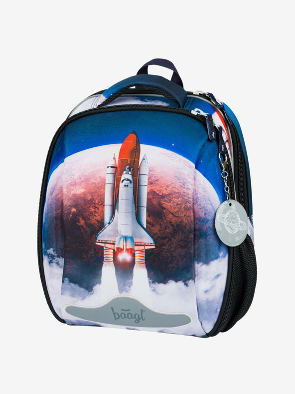 BAAGL  Синя ученическа чанта Baagl Shelly Space Shuttle