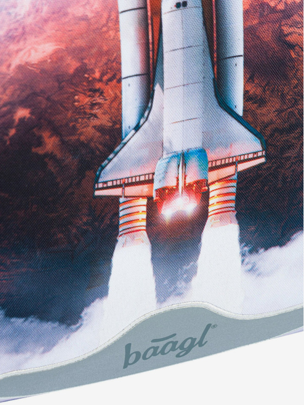 BAAGL  Синя ученическа чанта Baagl Shelly Space Shuttle