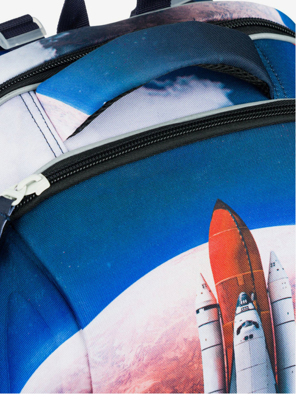 BAAGL  Синя ученическа чанта Baagl Shelly Space Shuttle