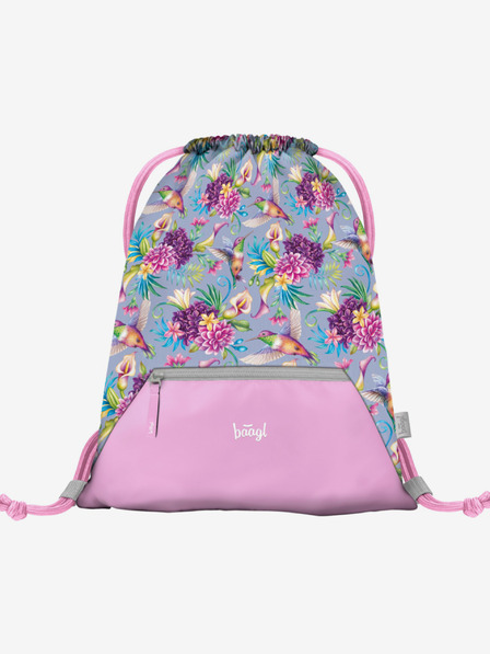 BAAGL  Лилава чанта с джоб Baagl Hummingbird