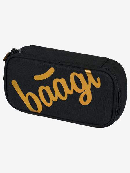 BAAGL  Черен училищен моливник Baagl Metallic Bronze
