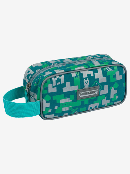 BAAGL  Зелен моливник Baagl Minecraft Silver Creeper