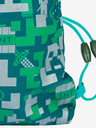 BAAGL  Зелена чанта Baagl Minecraft Silver Creeper