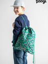 BAAGL  Зелена чанта Baagl Minecraft Silver Creeper