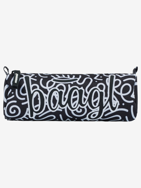 BAAGL  Черна ученическа чанта Baagl Element