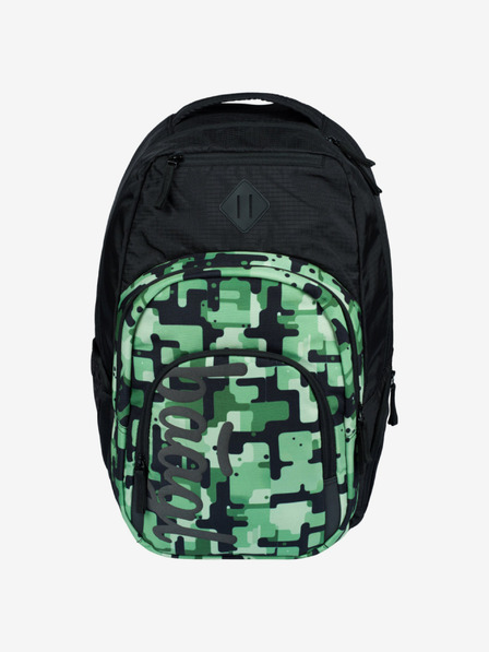 BAAGL  Черна раница Baagl Coolmate Green