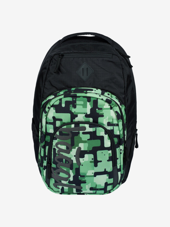 BAAGL  Черна раница Baagl Coolmate Green