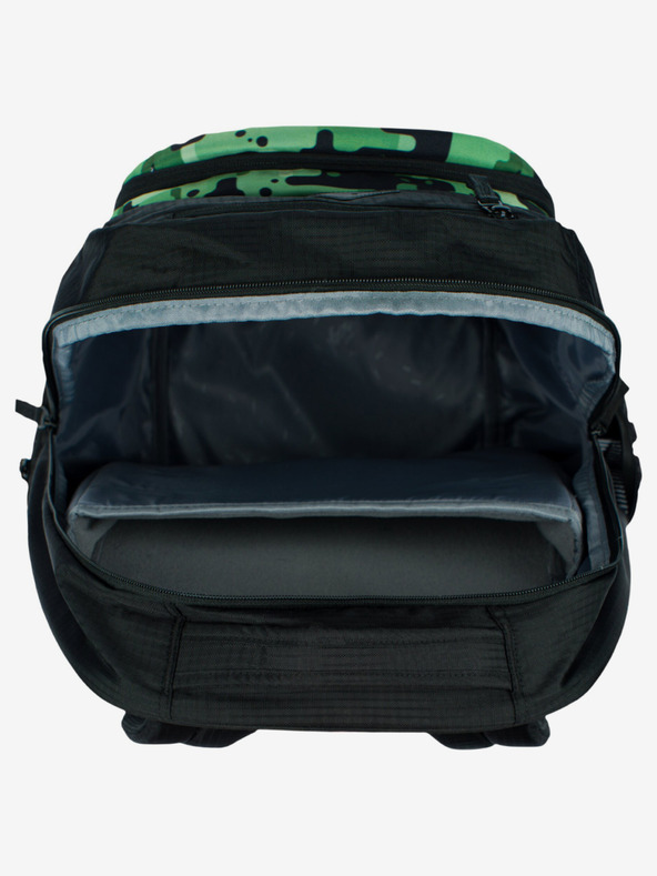 BAAGL  Черна раница Baagl Coolmate Green