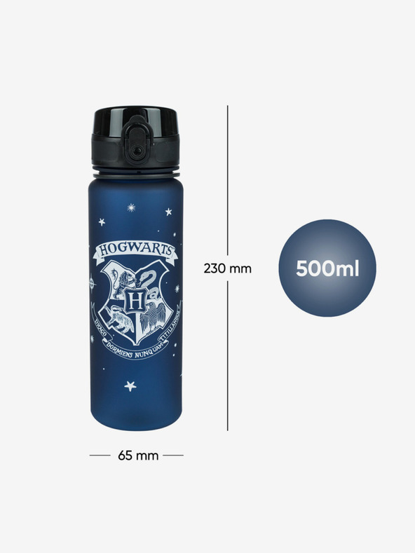 BAAGL  Синя бутилка за пиене от тритан Хари Потър брадавици, 500 ml Baagl