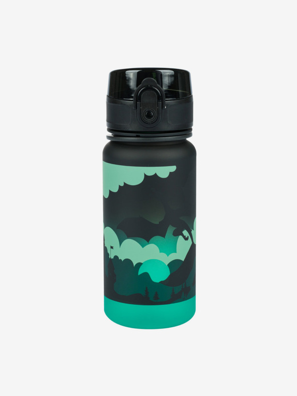 BAAGL  Черна бутилка за пиене от тритан с градиент дракон, 350 ml Baagl
