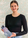 BAAGL  Синя бутилка за пиене от тритан, прахово синя, 800 ml Baagl