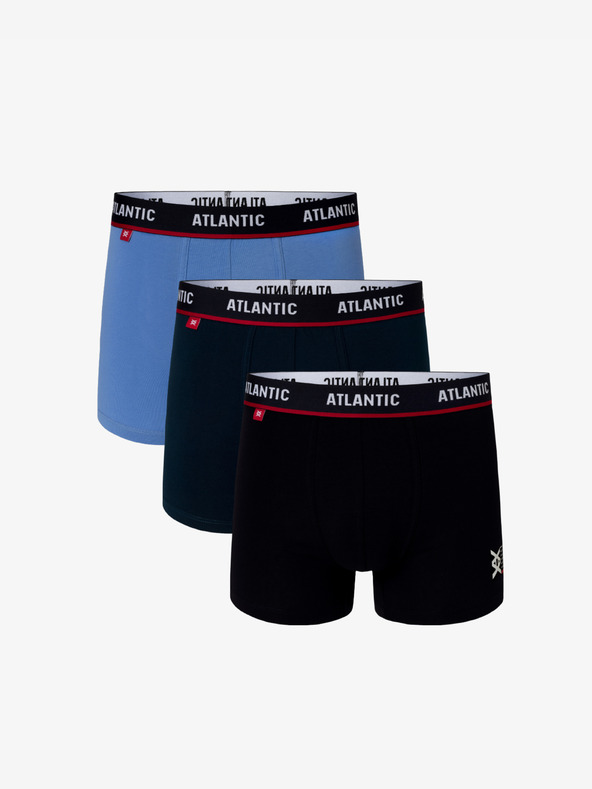 Atlantic 3 ПАКТА мъжки боксерки ATLANTIC - тъмносини