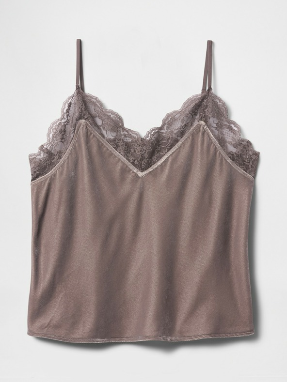 GAP Кадифено потник с дантела GAP