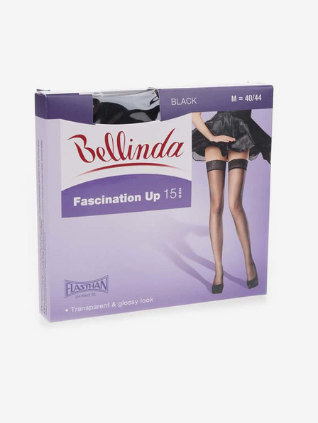 Bellinda Черен дамски чорапогащник Bellinda FASCINATION UP 15 DEN