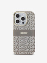 DKNY PC/TPU Repeat Pattern Tonal Stripe Magsafe Back Cover за iPhone 14 Pro Max Beige DKNY