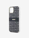 DKNY PC/TPU Repeat Pattern Tonal Stripe Magsafe Back Cover за iPhone 14 Black DKNY