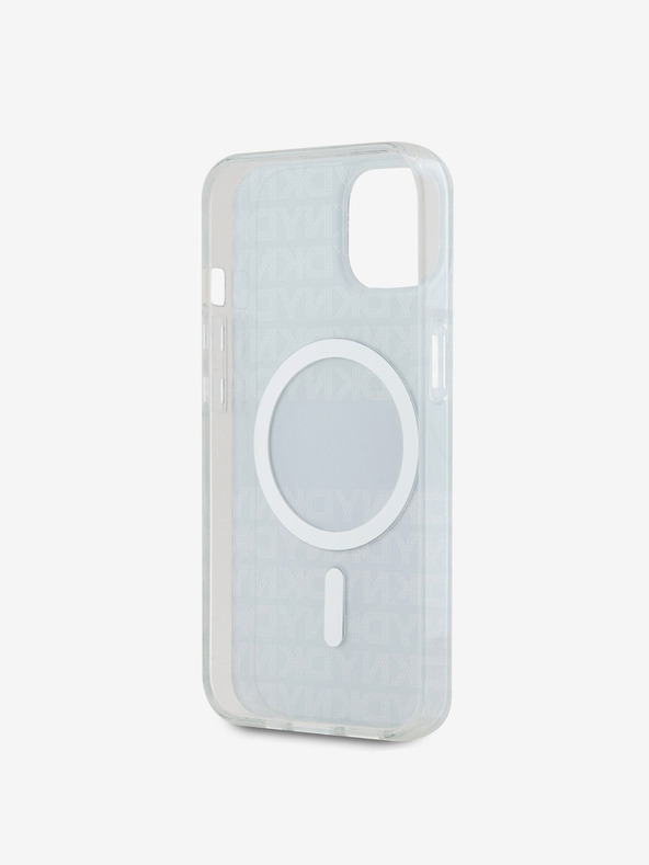 DKNY PC/TPU Repeat Pattern Tonal Stripe Magsafe Back Cover за iPhone 14 Black DKNY