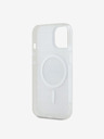 DKNY PC/TPU Repeat Pattern Tonal Stripe Magsafe Back Cover за iPhone 15 Beige DKNY