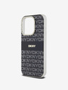 DKNY PC/TPU Repeat Pattern Tonal Stripe Magsafe Back Cover за iPhone 14 Pro Black DKNY