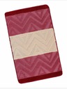 Bellatex Килимче за баня 60x100cm шеврон бордо Bellatex