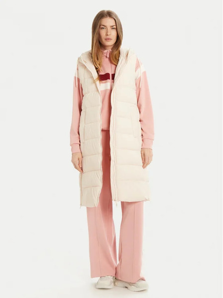 Guess Jeans Дамско бяло пухено яке от Guess jeans