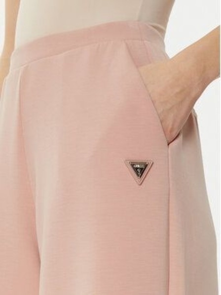 Guess Jeans Дамски розови широки долнища от Guess jeans