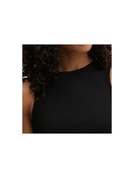 Guess Jeans Дамска черна блуза без ръкави от Guess jeans