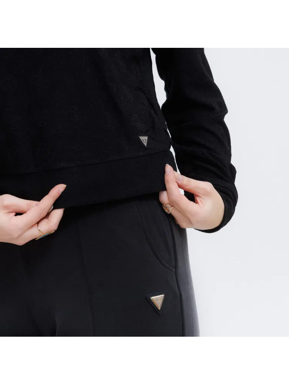 Guess Jeans Дамски черен суитшърт Monica Guess jeans