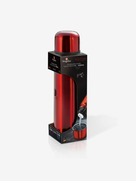 Berlingerhaus Неръждаема термос бутилка 1 л BERLINGERHAUS Burgundy Metallic Line