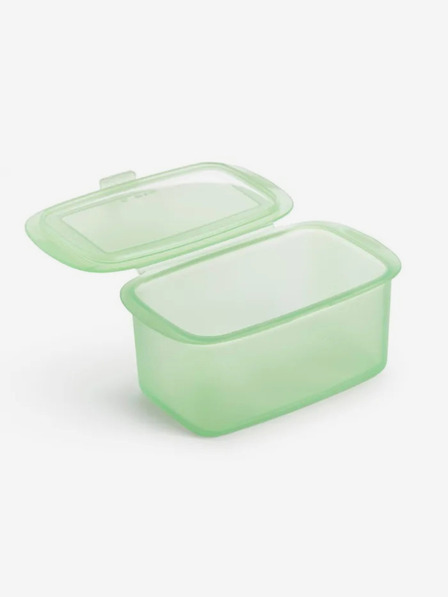 Lékué Зелена силиконова кутия за съхранение на храна Lékué (1000 ml )