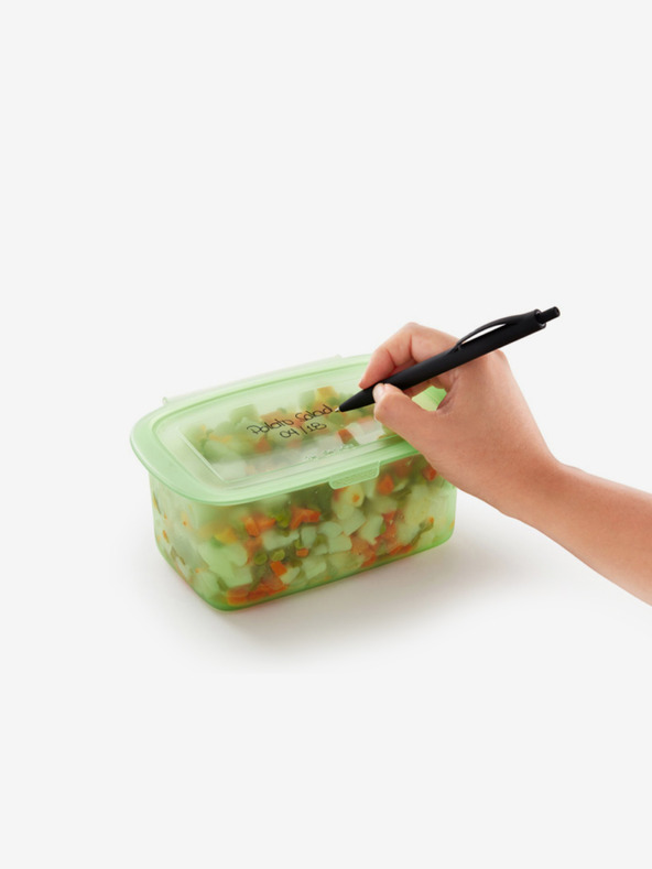 Lékué Зелена силиконова кутия за съхранение на храна Lékué (1000 ml )