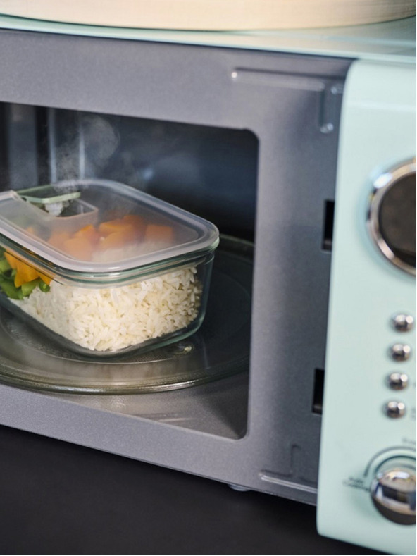 Mepal Стъклена кутия за съхранение на храна Mepal EasyClip 1500 ml