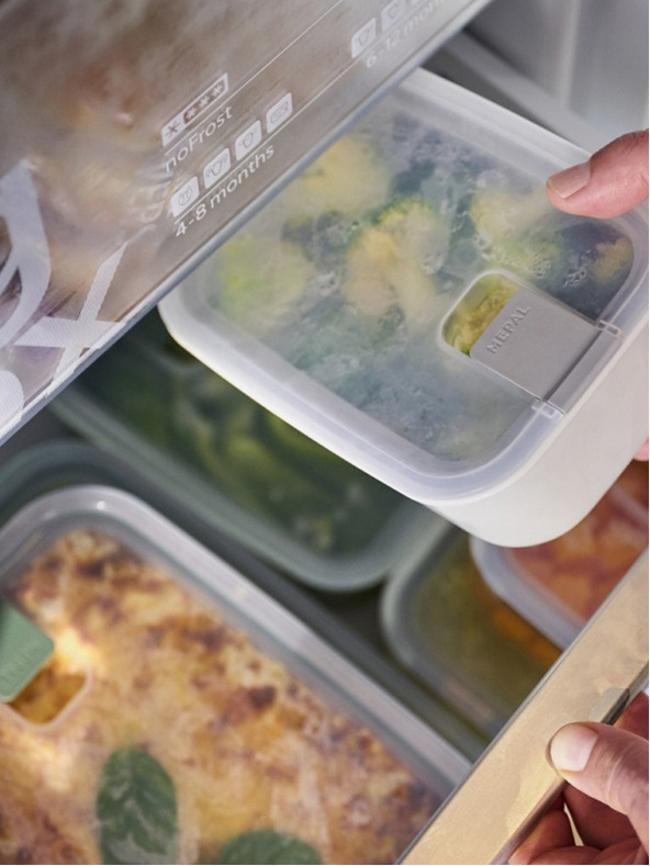 Mepal Бяла кутия за съхранение на храна Mepal EasyClip 1500 ml