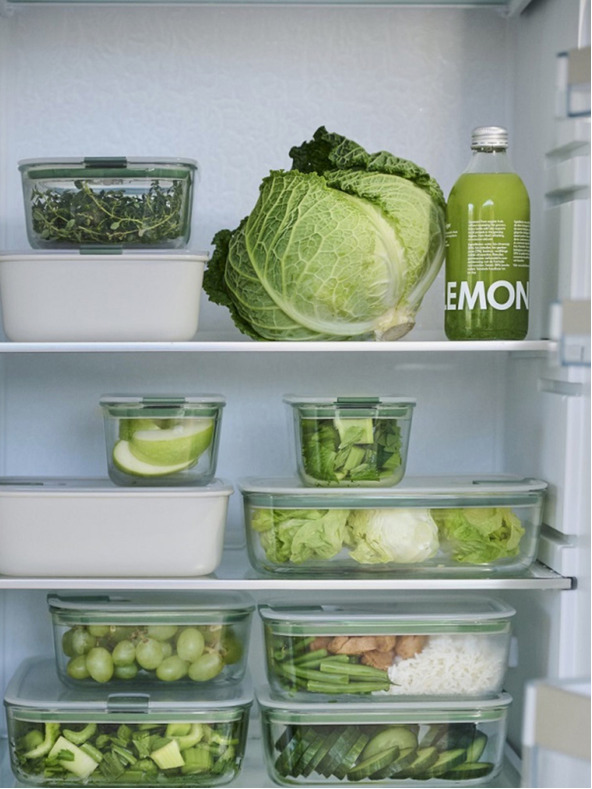 Mepal Бяла кутия за съхранение на храна Mepal EasyClip 1500 ml