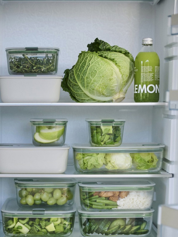 Mepal Светлозелена кутия за съхранение на храна Mepal EasyClip1500 ml