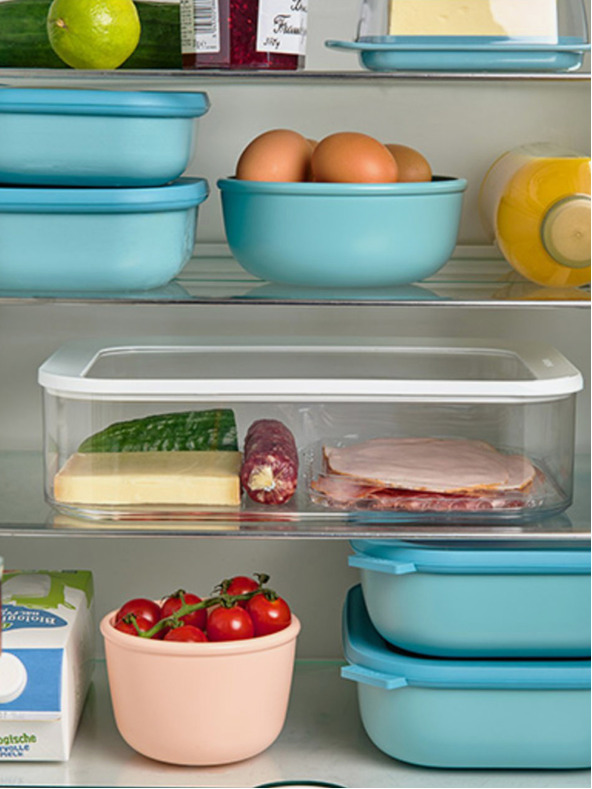 Mepal Комплект от три купи в светлосин цвят Mepal Cirqula 350+750+1250 мл